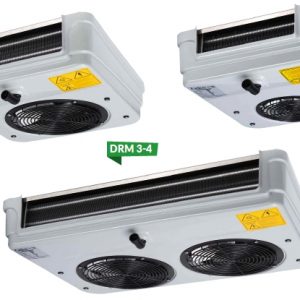 Deckenverdampfer mit einem Ventilator