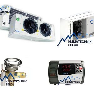 Kühlhaus Komplett-Set bis 65 m³ mit Verflüssigungssatz und Verdampfer R449A